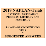 2018 Kilbaha NAPLAN Trial Test Year 7 - Language - Hard Copy
